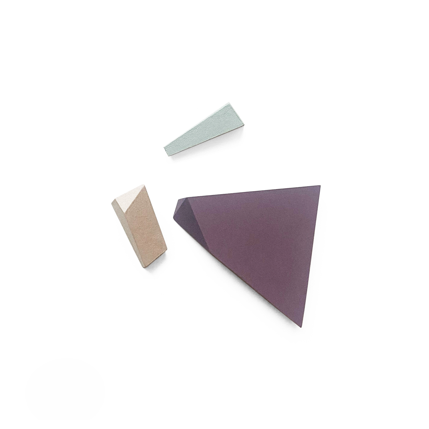 Composizione - 2 
Mdf smaltato su tavola - 25x25 cm 
2021