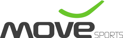 Move Sports logo with stylized green swoosh above gray text