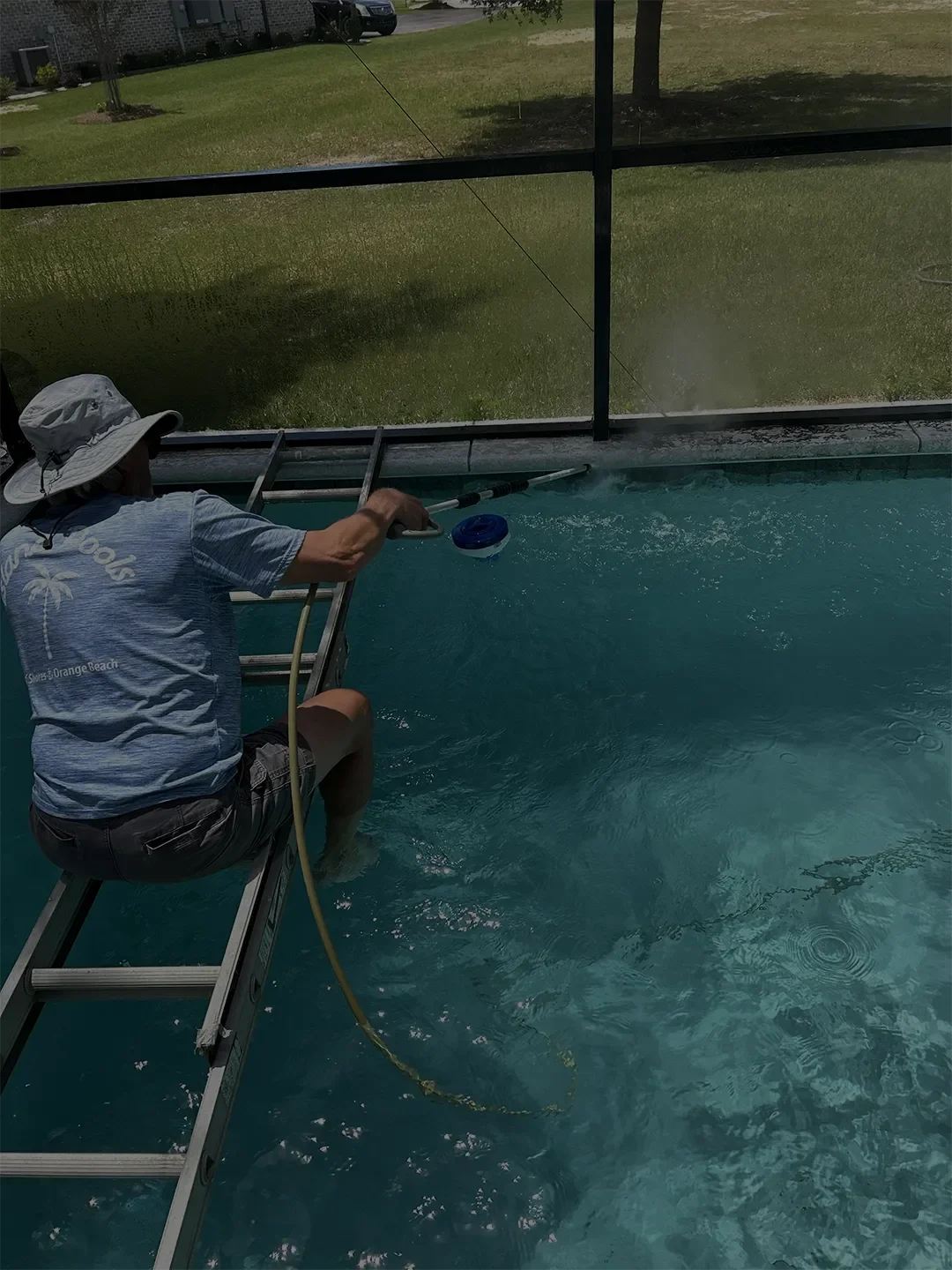 Pool Deck Pressure Washing