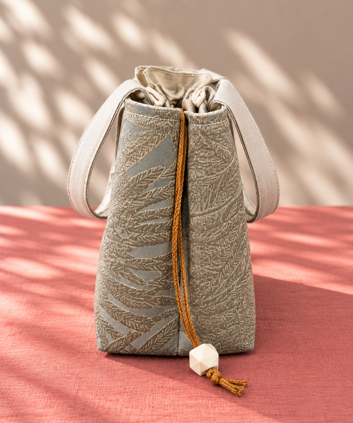 Sage Jacquard Drawstring Bag.png