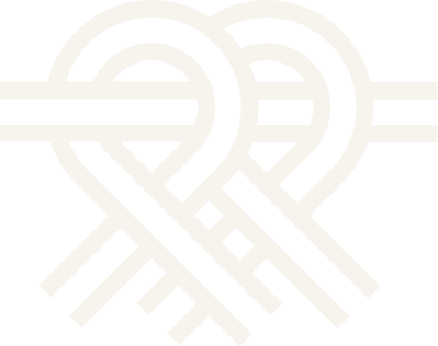 Black and white abstract maze-like pattern with intertwined lines.