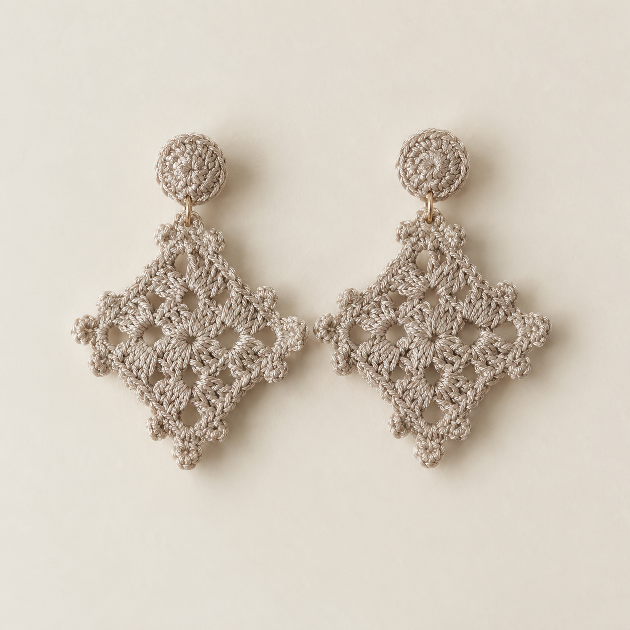 Handmade Taupe Crochet Lace Earrings.png