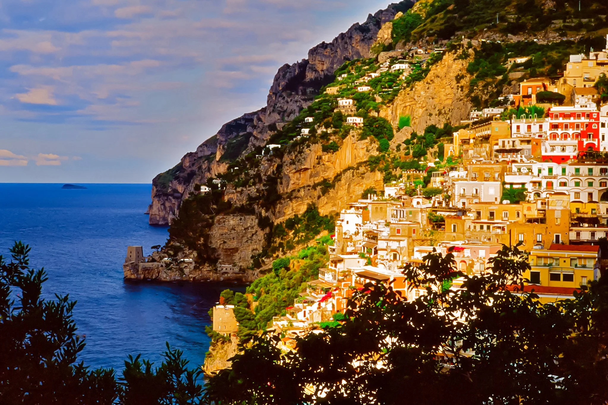 Positano at Sunrise - Amalfi Coast, Italy