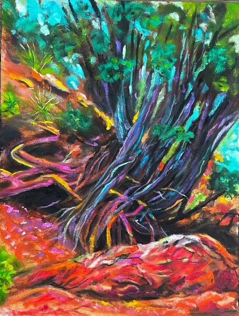 Rooted In Light, 12”x16”, Oil