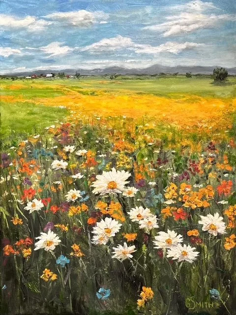 Foothill Bloom, 18”x24”, Oil