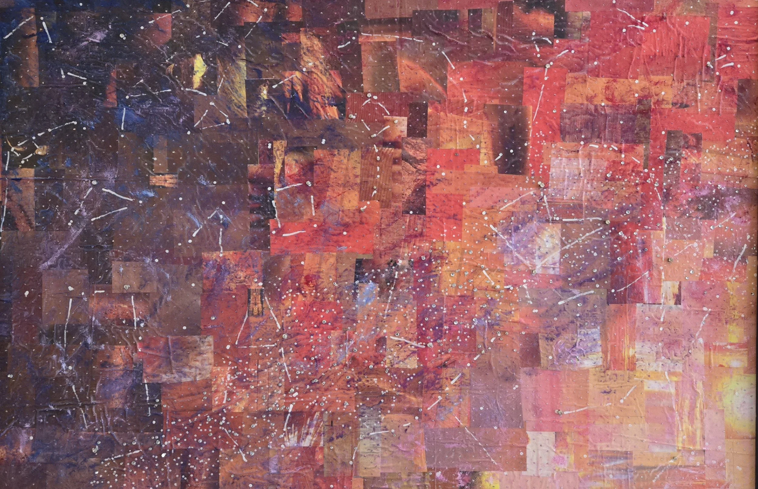 Milky Way 4 - Mixed Media  - 36" x 48"