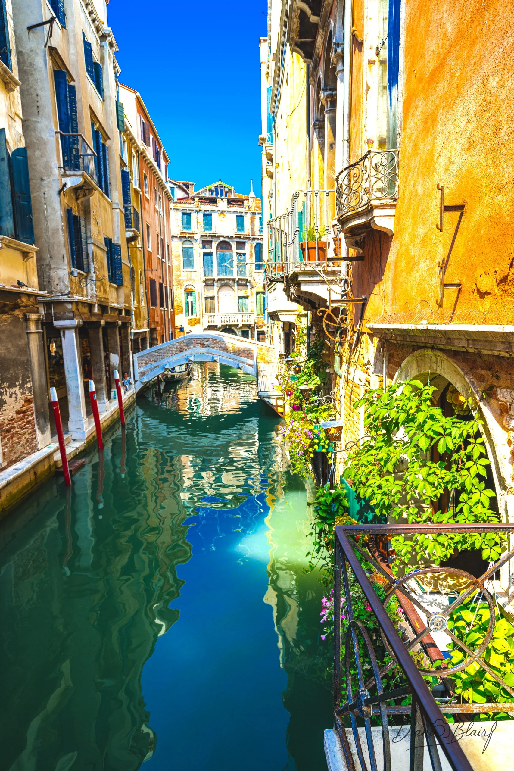 Venice Canal, Metal, 16x24"