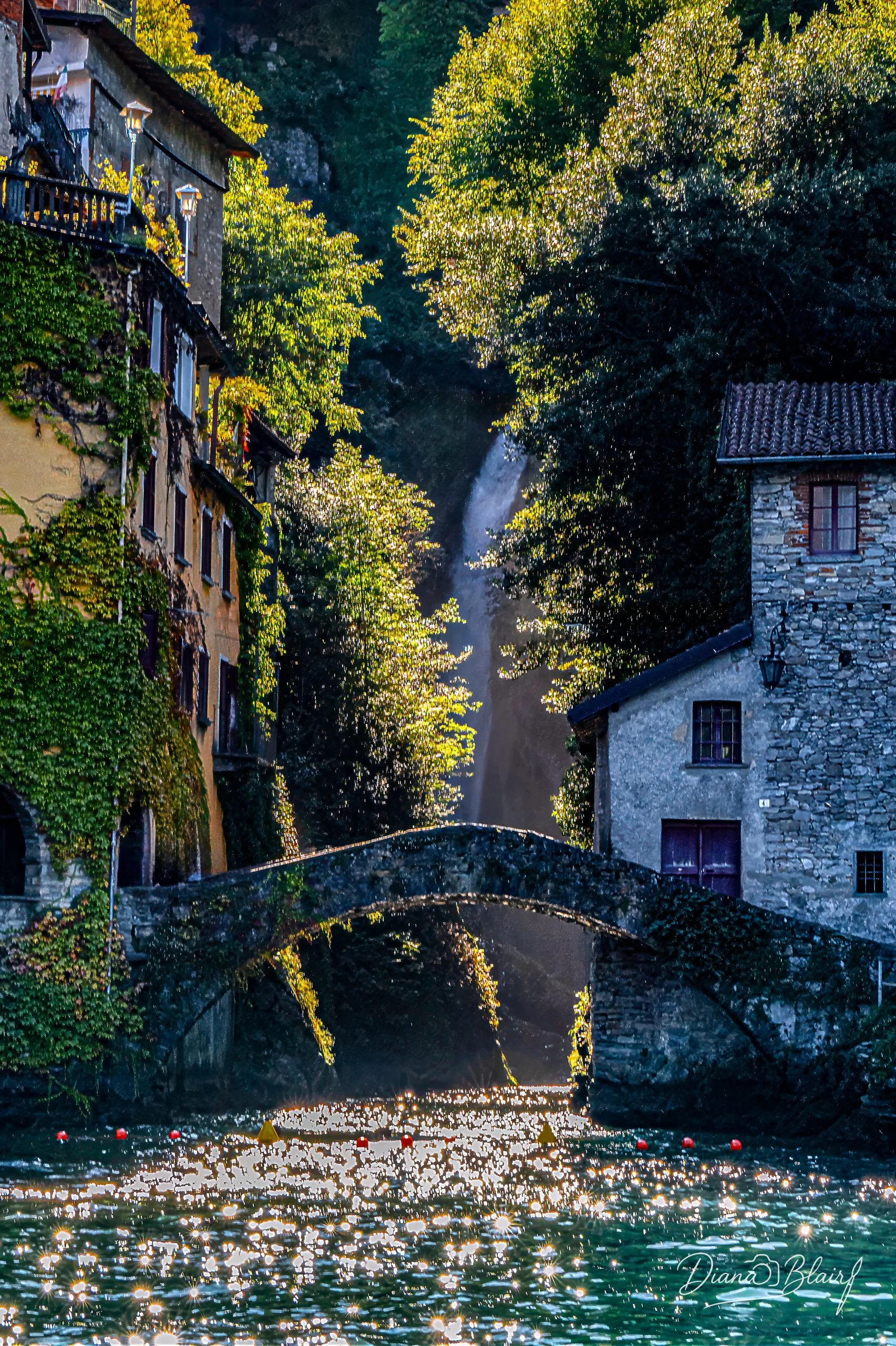 Nesso Bridge, Lake Como, Metal, 16x24"