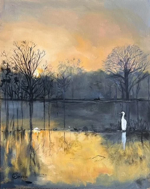 Evening Sentinel, 16”x20”, Oil