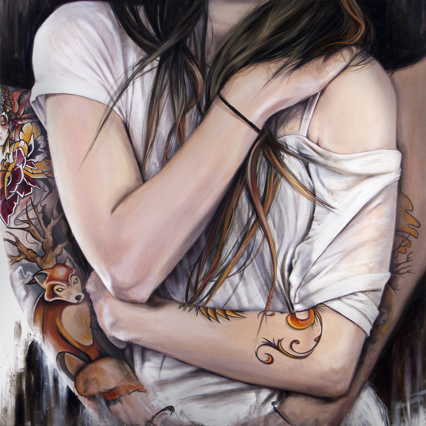 Incomplete Thoughts, Oil on Canvas, 36x36"