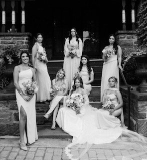 Solie & Sable Artistry, Amanda Nerney, Philadelphia bridal hair stylist, romantic wedding hairstyles, soft bridal waves, Pennsylvania wedding hair