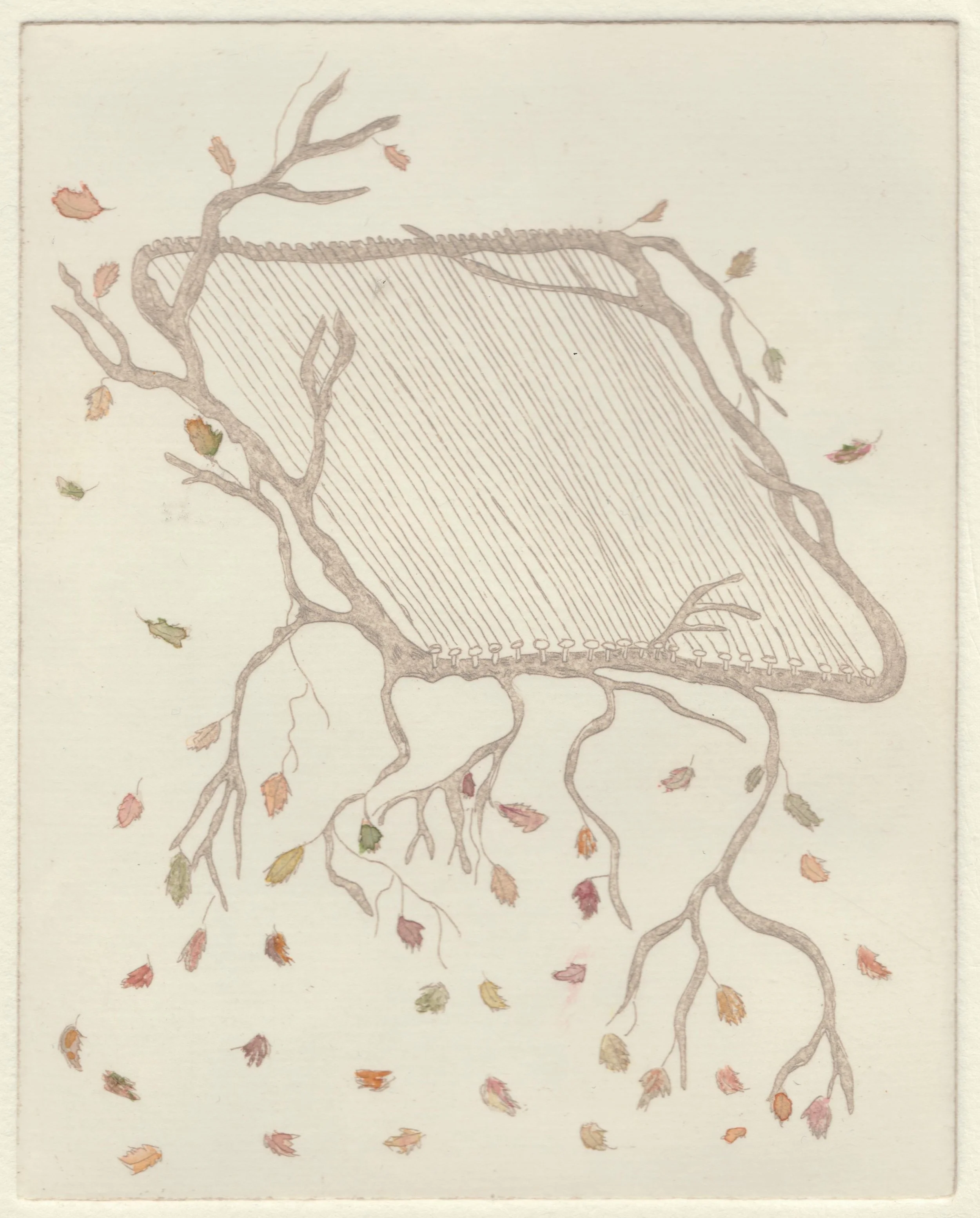 Image of a print titled The Loom