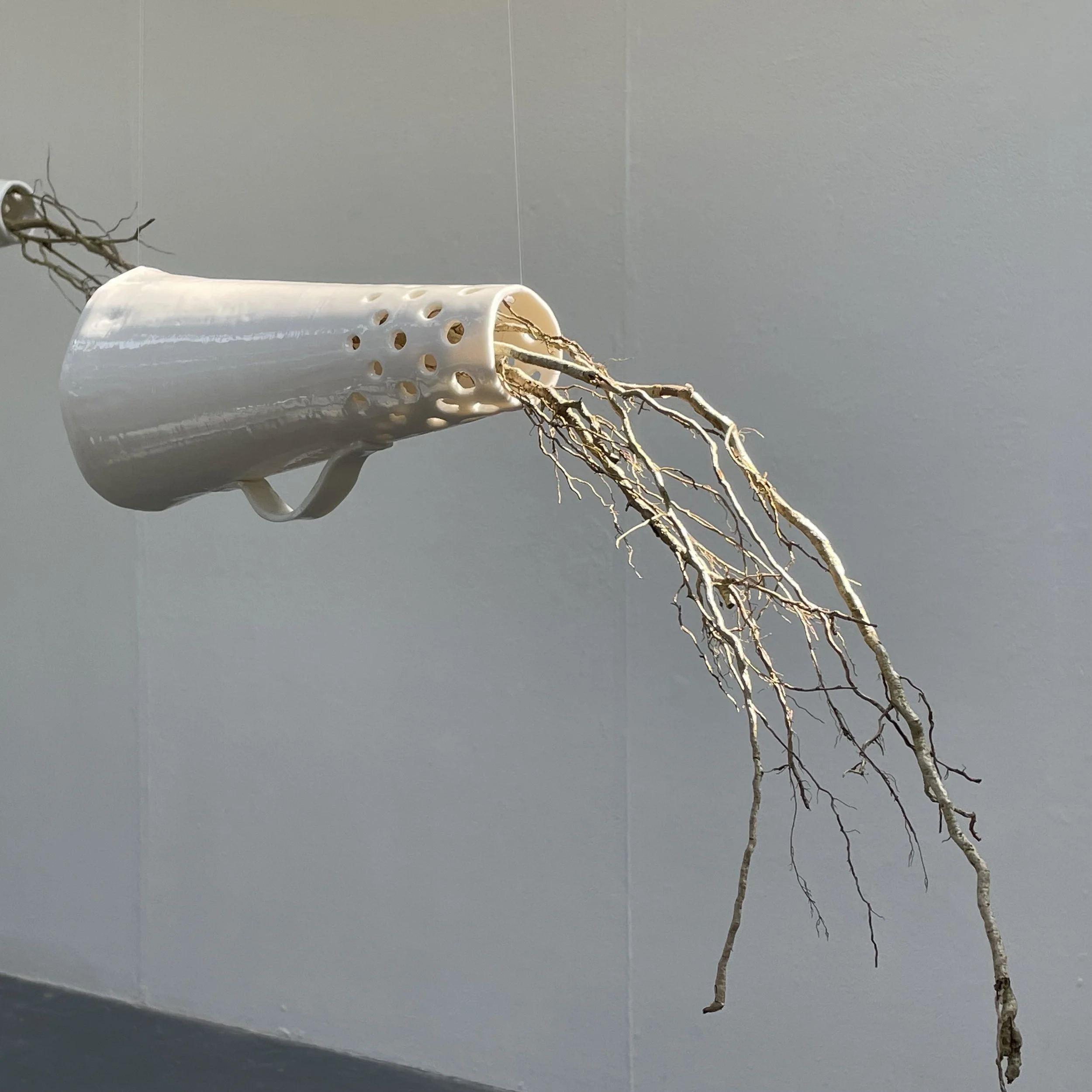 Close Up image of a sound installation titled The Unspoken, Seen