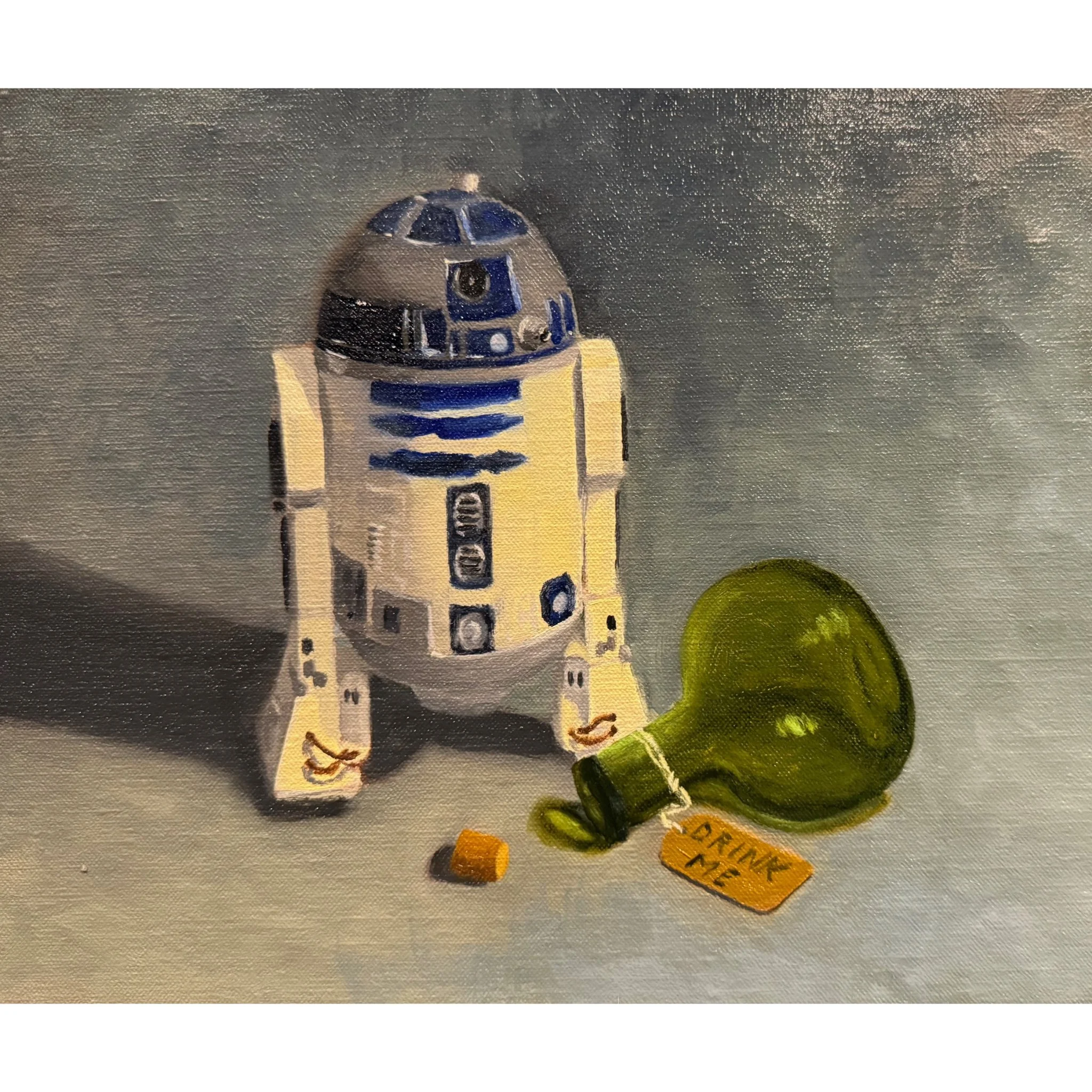 "R2 What Have You Done?" - I cannot explain why but a mash-up of ‘Star Wars’ and ‘Alice’s Adventures in Wonderland’ seemed like a good idea…