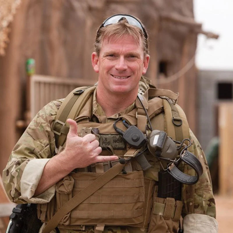 Darren McBurnett during his Navy SEAL career.