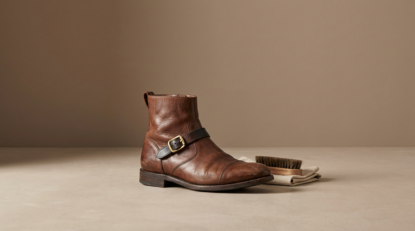 Leather Paddock Boots
