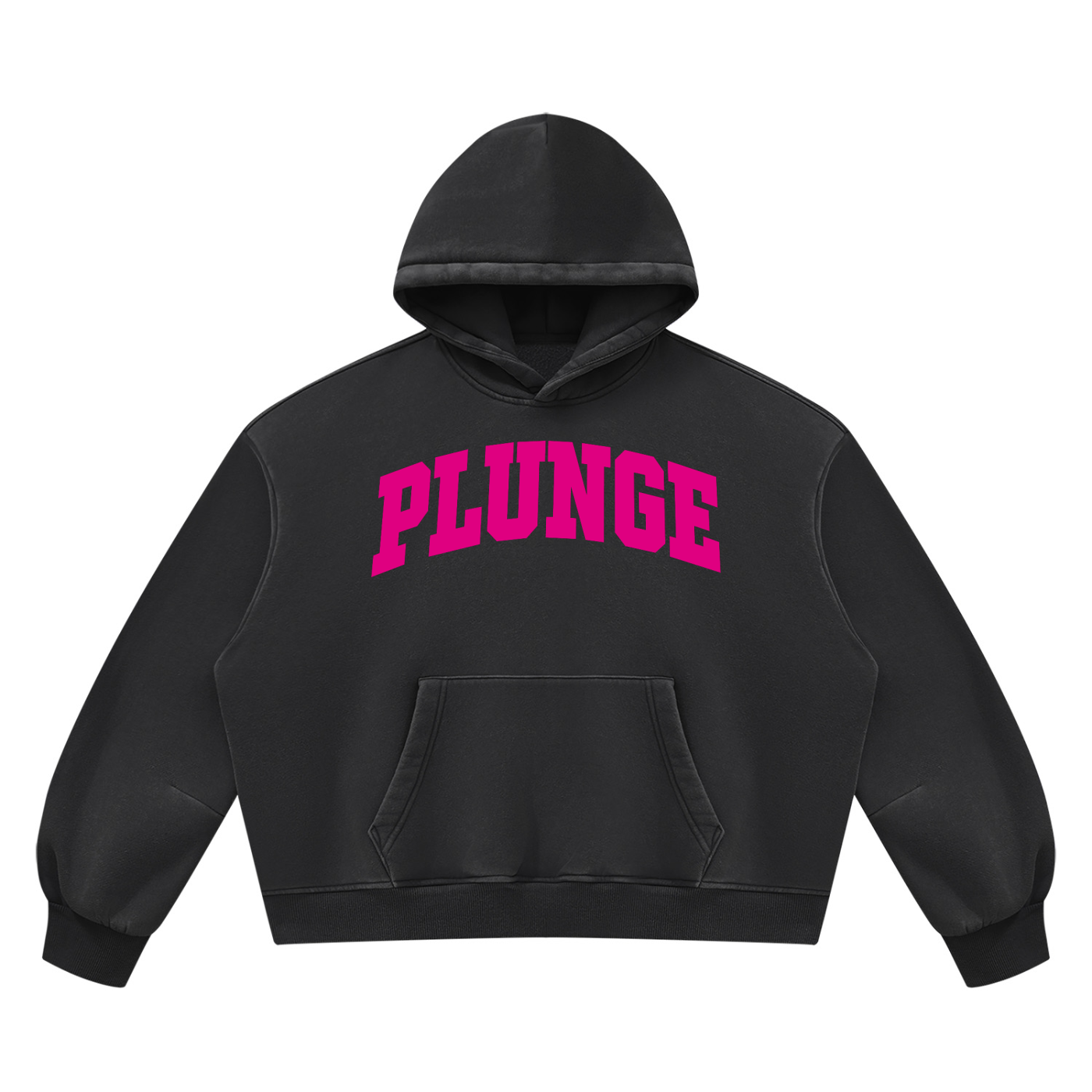 Unisex Vintage Wash Boxy Fleece Hoodie