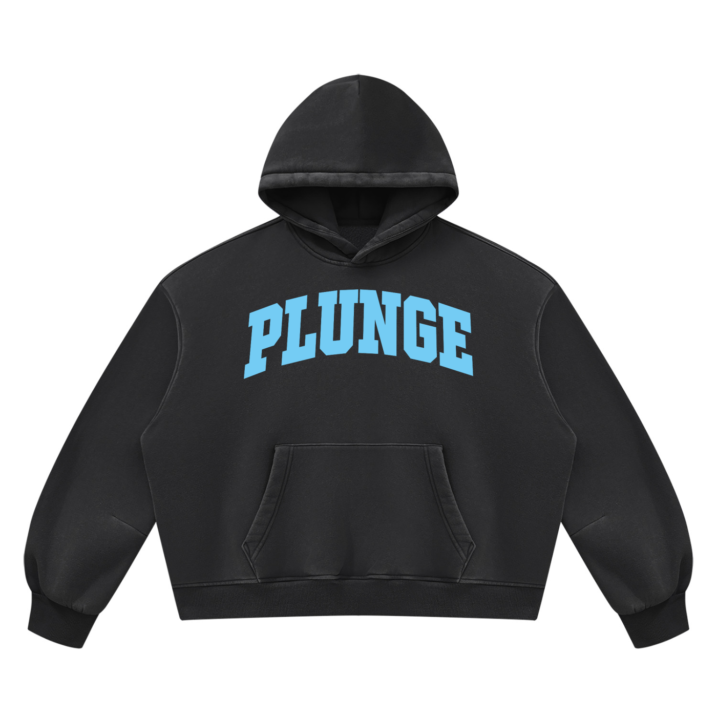 Unisex Vintage Wash Boxy Fleece Hoodie