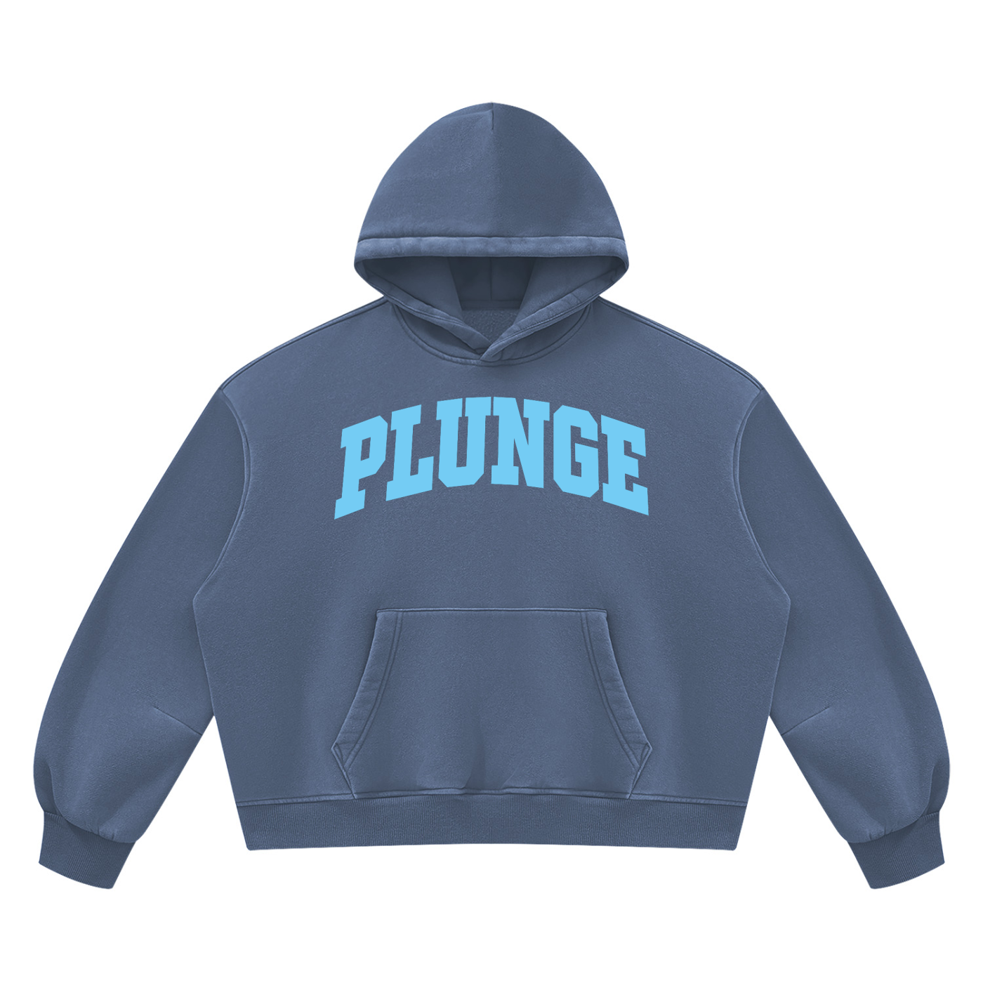 Unisex Vintage Wash Boxy Fleece Hoodie