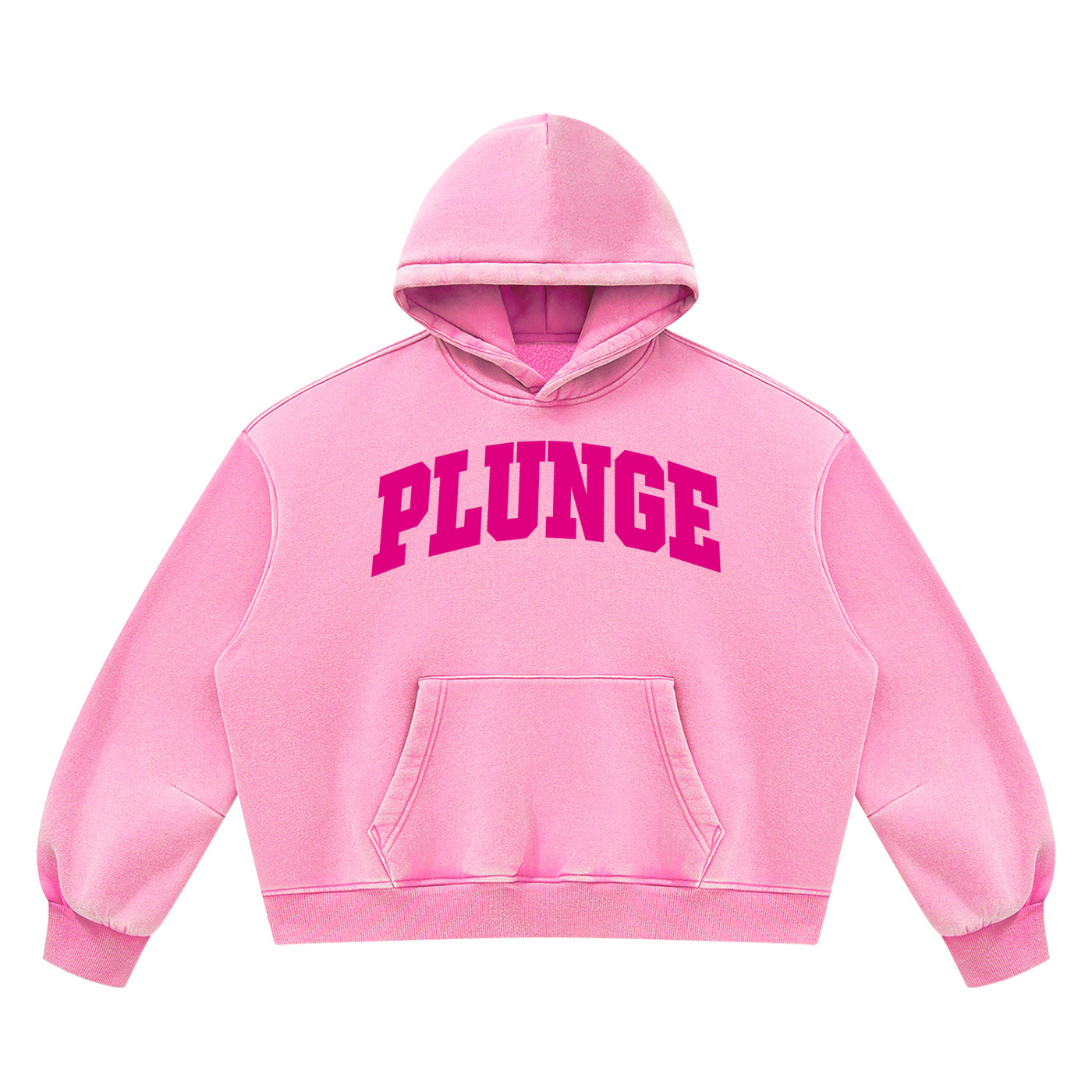 Unisex Vintage Wash Boxy Fleece Hoodie