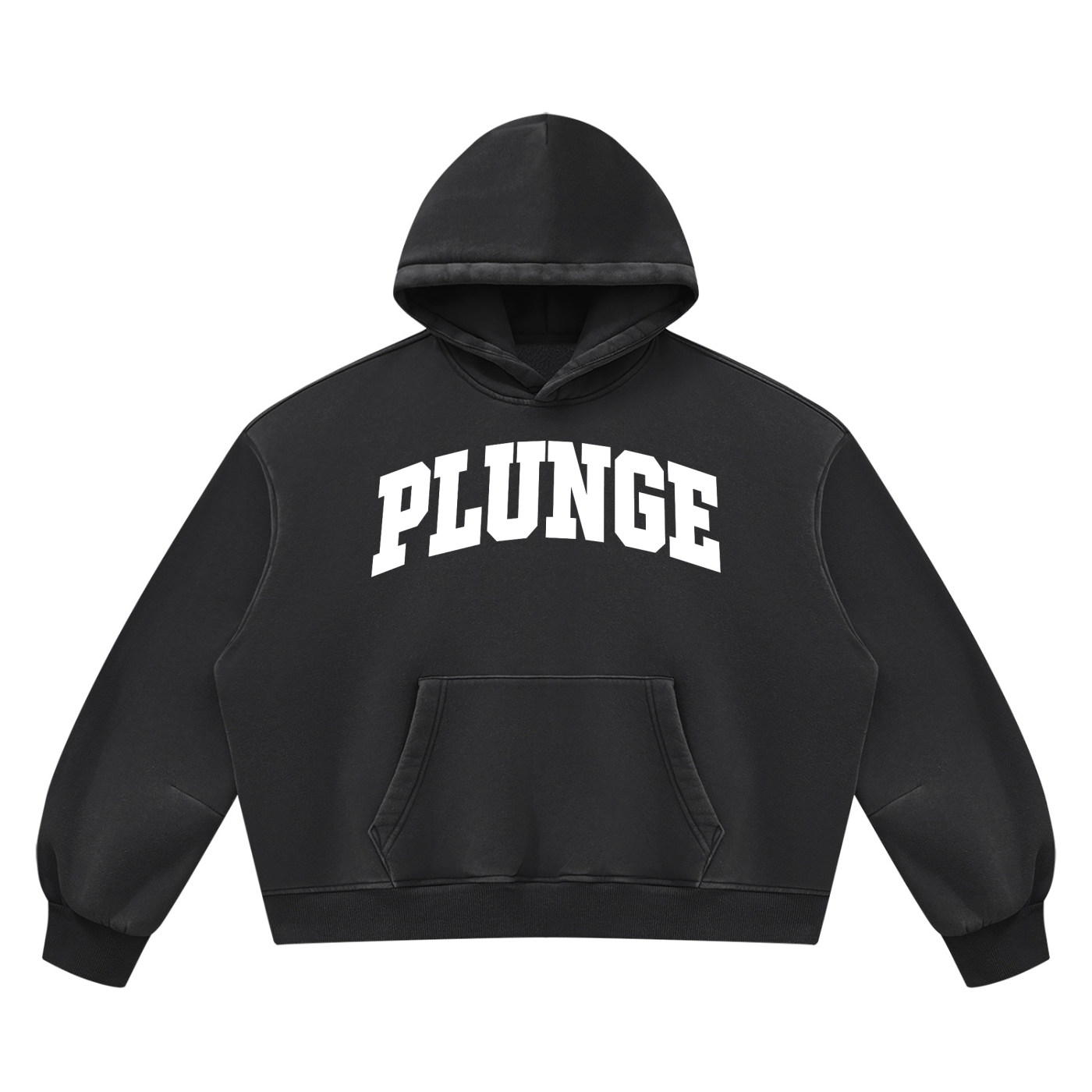 Unisex Vintage Wash Boxy Fleece Hoodie