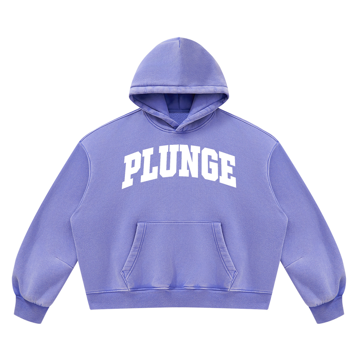 Unisex Vintage Wash Boxy Fleece Hoodie
