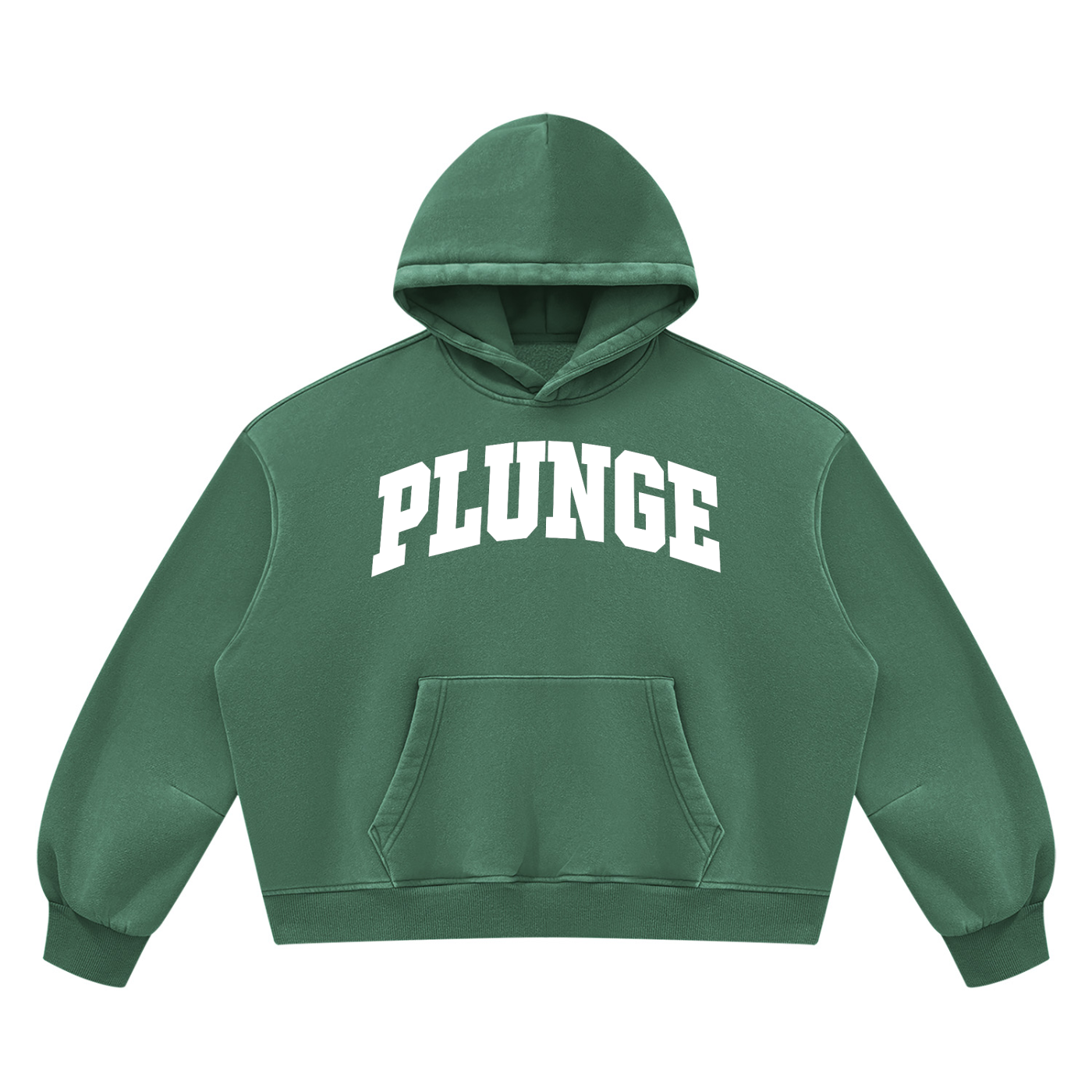Unisex Vintage Wash Boxy Fleece Hoodie