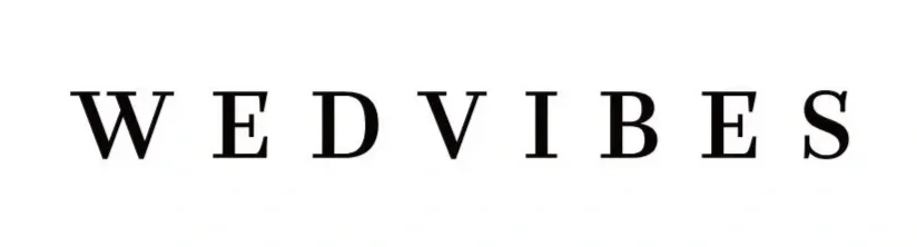 The word "WEDVIBES" written in black uppercase letters on a white background.
