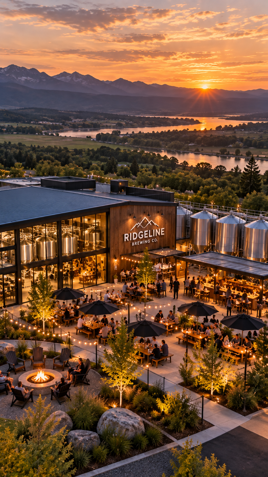 Ridgeline Brewery at Sunset.png