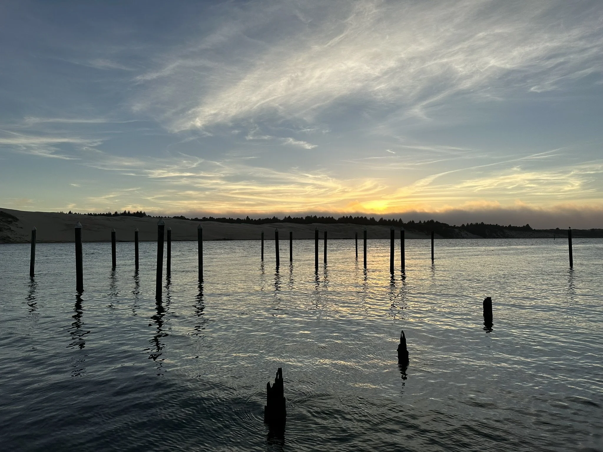 Siuslaw River sunset