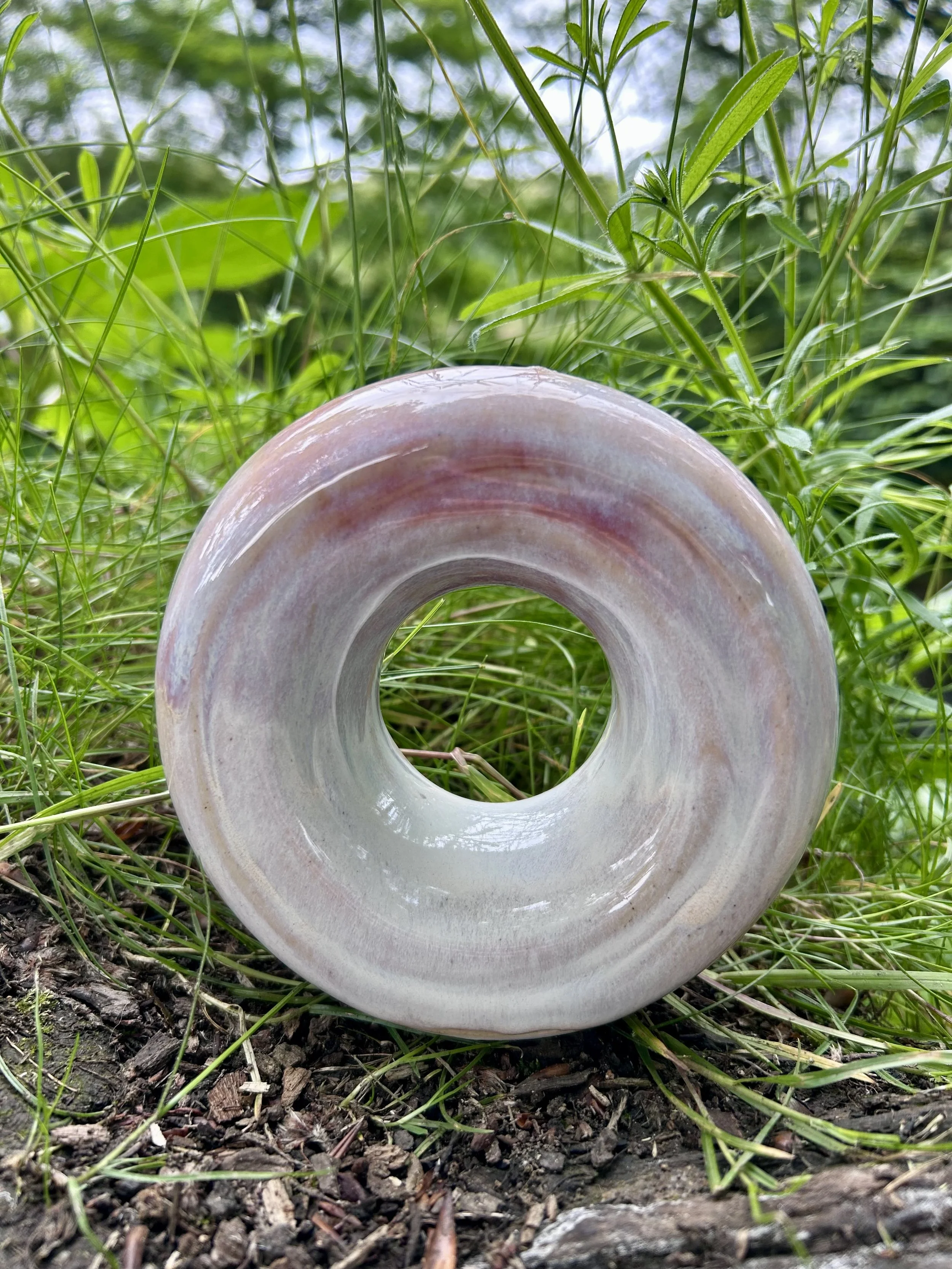Honey flux ornamental donut vase
