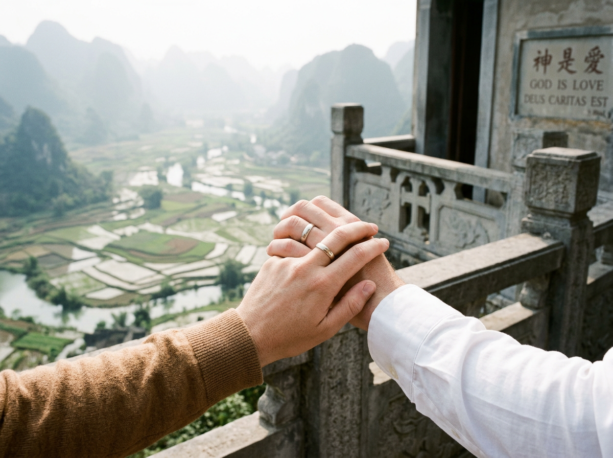 Holding hands
