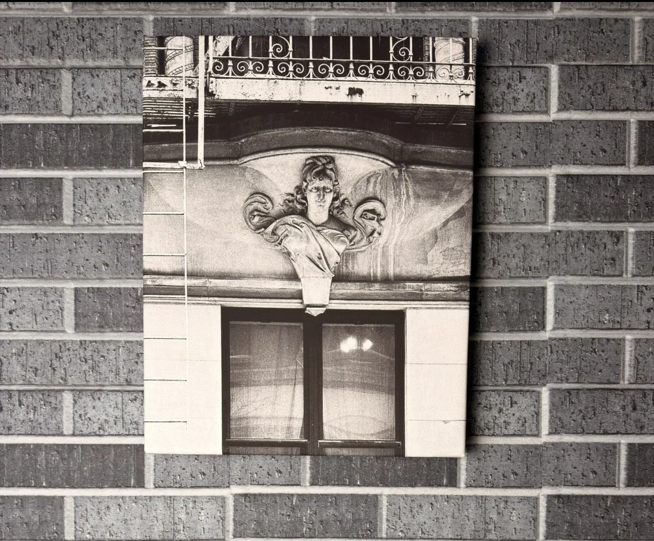 Stone Witness Canvas Print - 11 x 14