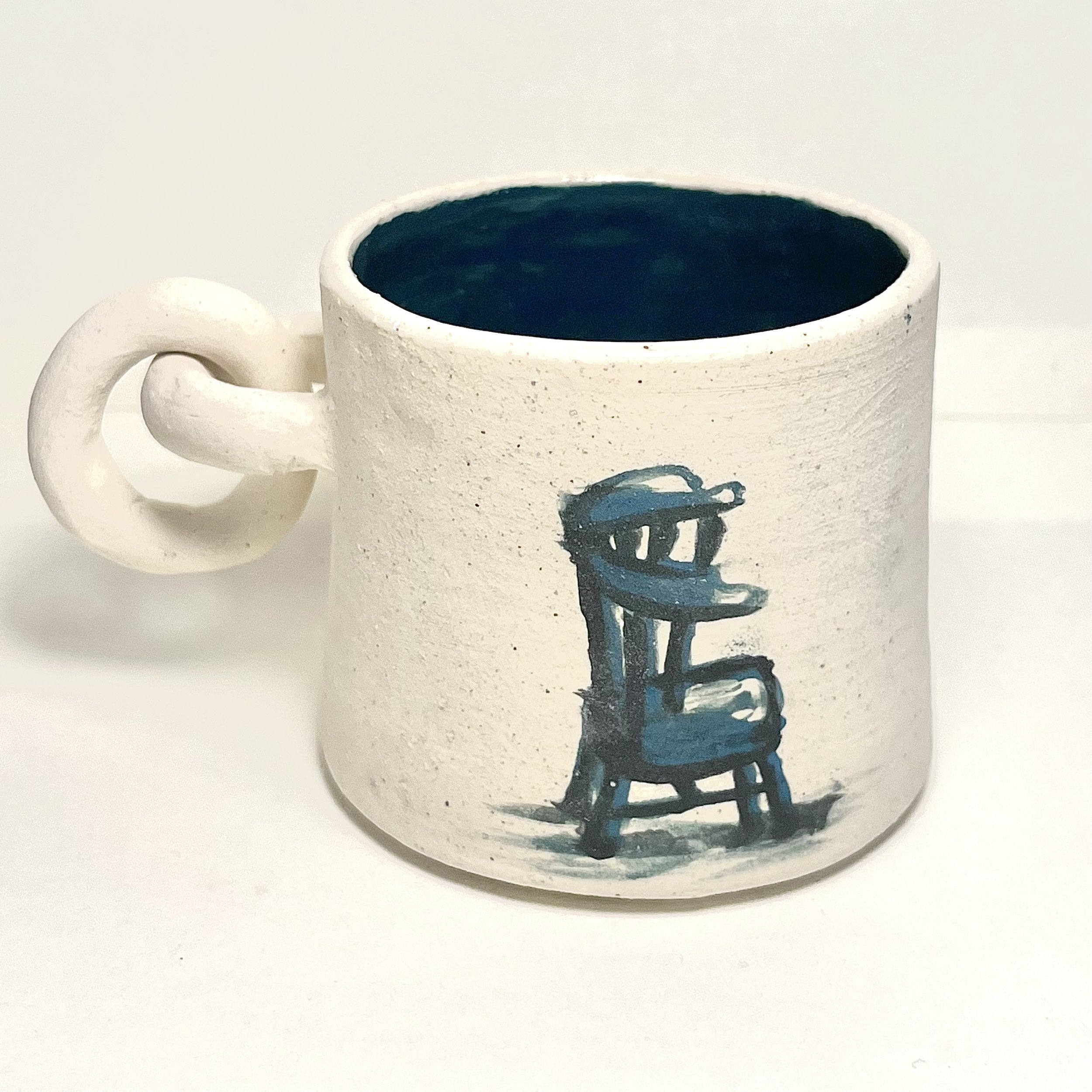 Teal Chair espresso cup