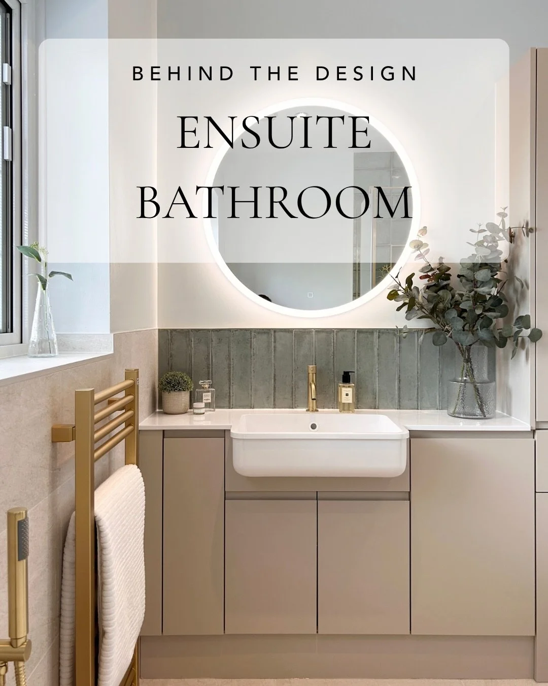 BEHIND THE DESIGN | Ensuite bathroom

The brief for this ensuite was to create a lighter, calmer space with a more luxurious feel.

A pocket door, a new position for the WC and built-in cabinetry made better use of the room, with more storage and sur