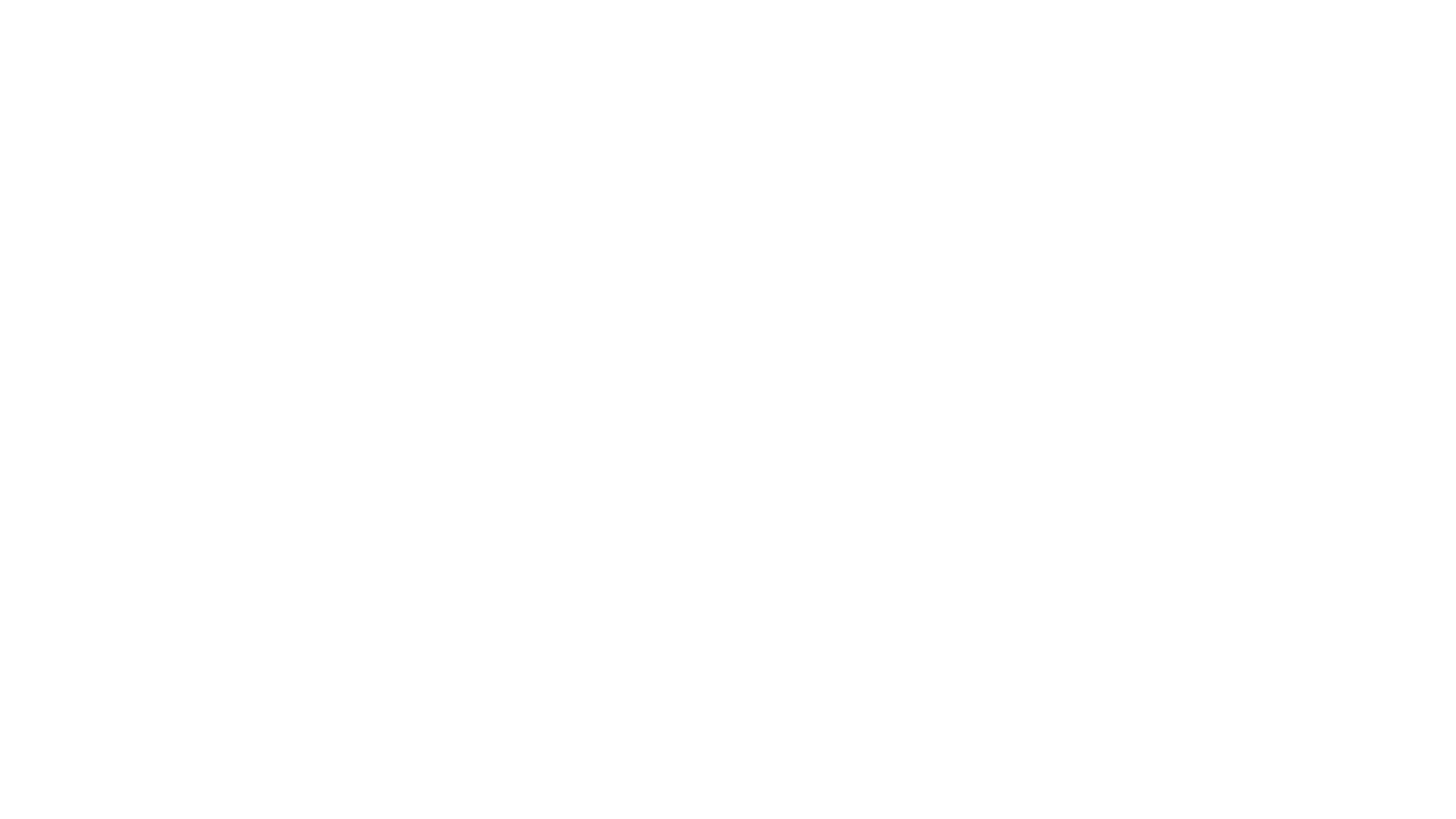 Icon of a house with a gable roof, a door, and a chimney, in white on a black background.