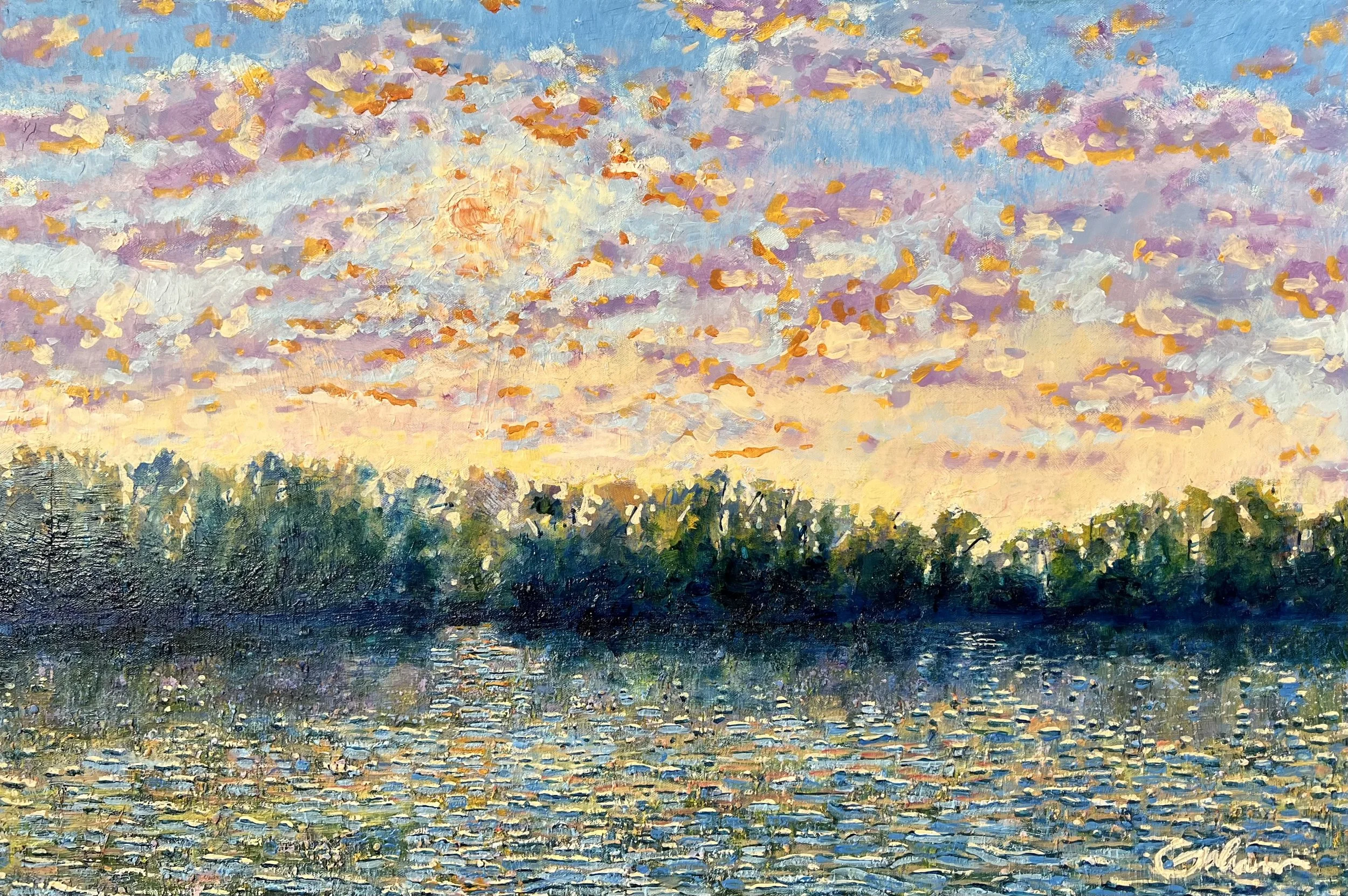 "Purple Clouds"
36"x24"
oil on gallery canvas
