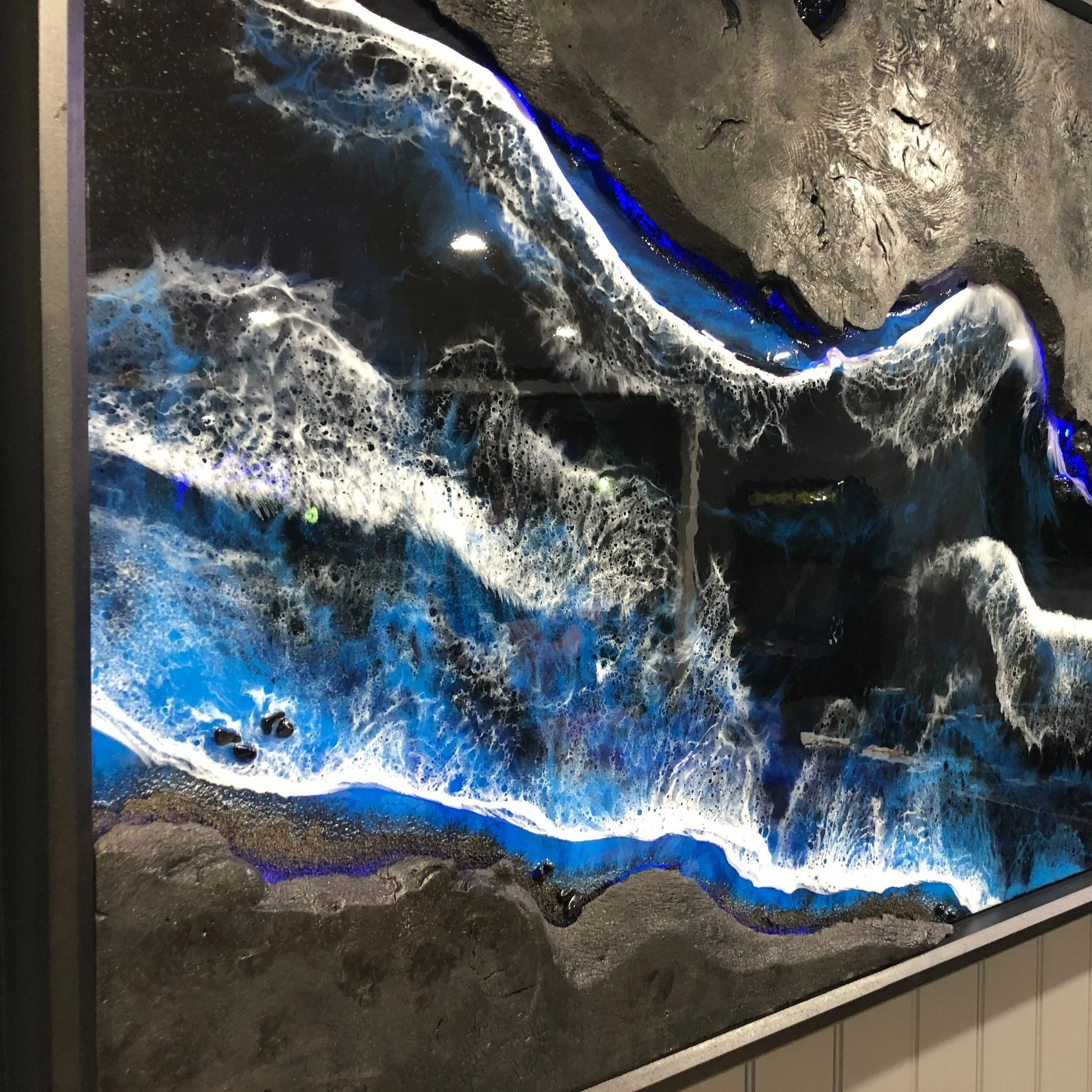 Dark Ocean Themed Wall Art