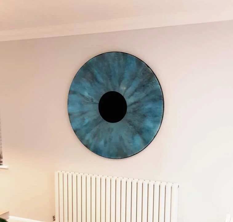 Resino - Epoxy Resin Eye Iris Wall Art Installation