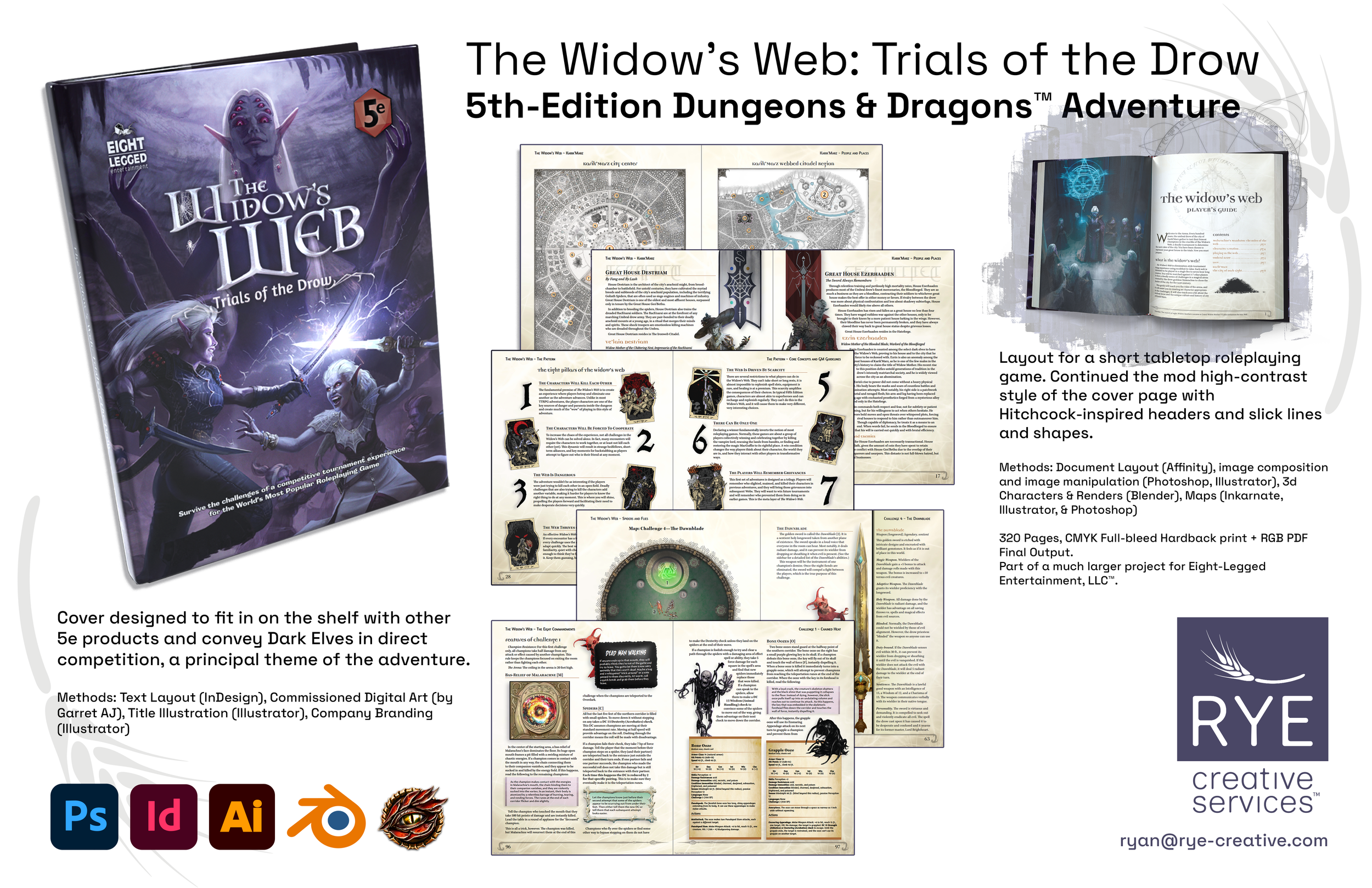 Layout: The Widow's Web 5e Adventure