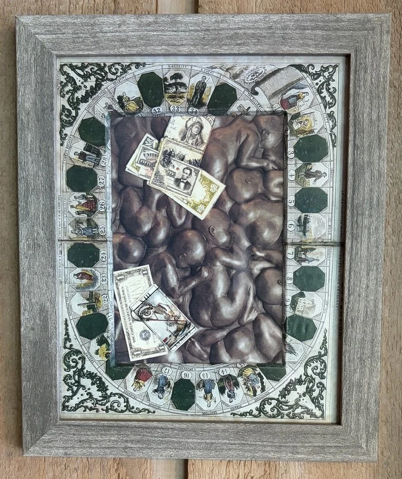 55
Artist: Peter Fodera
Title:  The Miserable Heart 
Medium: Mix Media
Dimensions: 11½ x 9½ in.
 