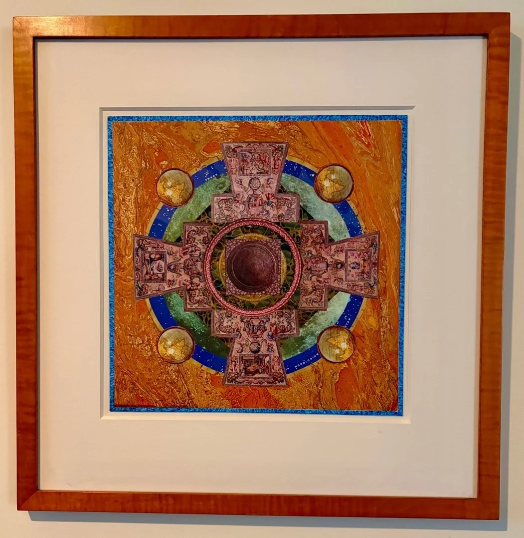 12
Artist: Peter Fodera
Title: Mūlādhāra (Root Chakra)
Medium: Mix Media
Dimensions: 20½ in square
 SOLD | Donation to St. Mark's Church 