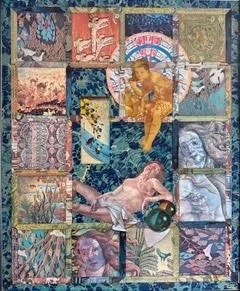26
Artist: Peter Fodera
Title:  The Sleeping Heart 
Medium: Mix Media
Dimensions: 27 x 22 in.
 