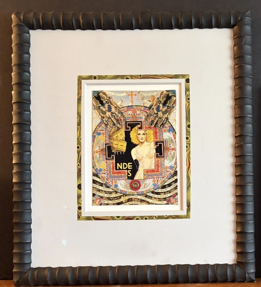 38
Artist: Peter Fodera
Title:  The Manipulative Heart 
Medium: Mix Media
Dimensions: 16 x 14 in.
 