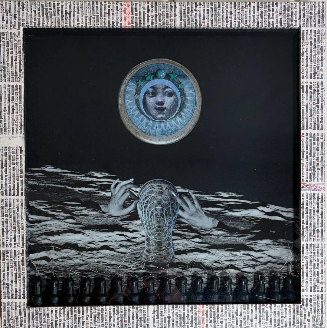 21
Artist: Peter Fodera
Title:  The Creative Heart 
Medium: Mix Media
Dimensions: 16 in square
 SOLD | Donation to St. Mark's Church 