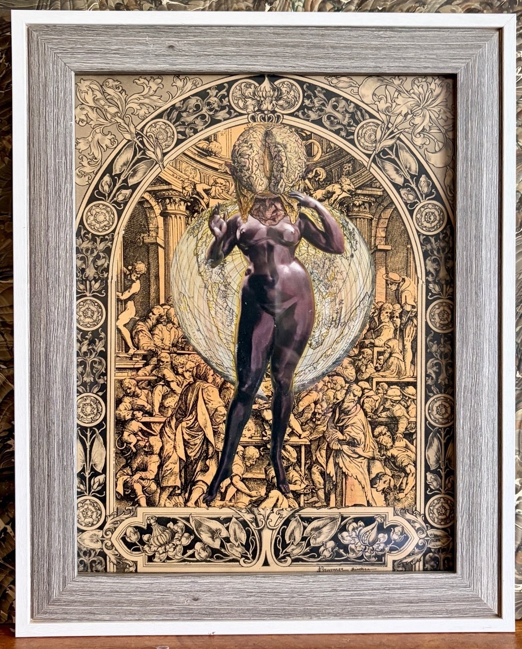 43
Artist: Peter Fodera
Title:  The Analytical Heart 
Medium: Mix Media
Dimensions: 15½ x 12½ in.
 