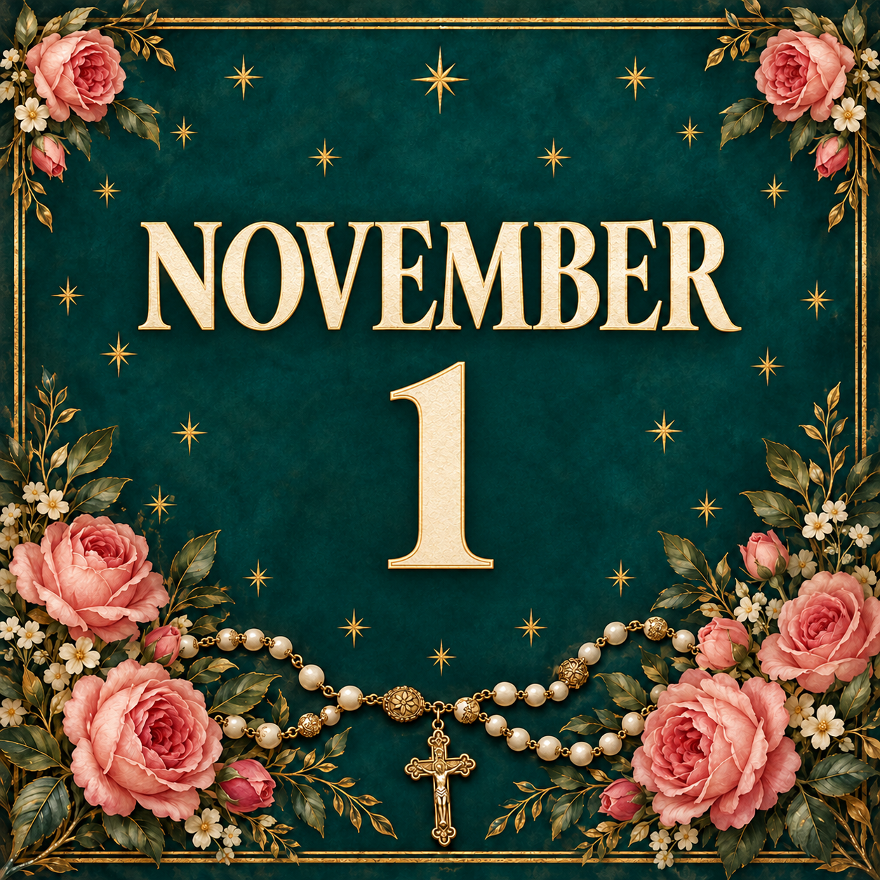 Day 5: 	All Saints’ Day: That the example and prayers of the saints may inspire us to grow in holiness.