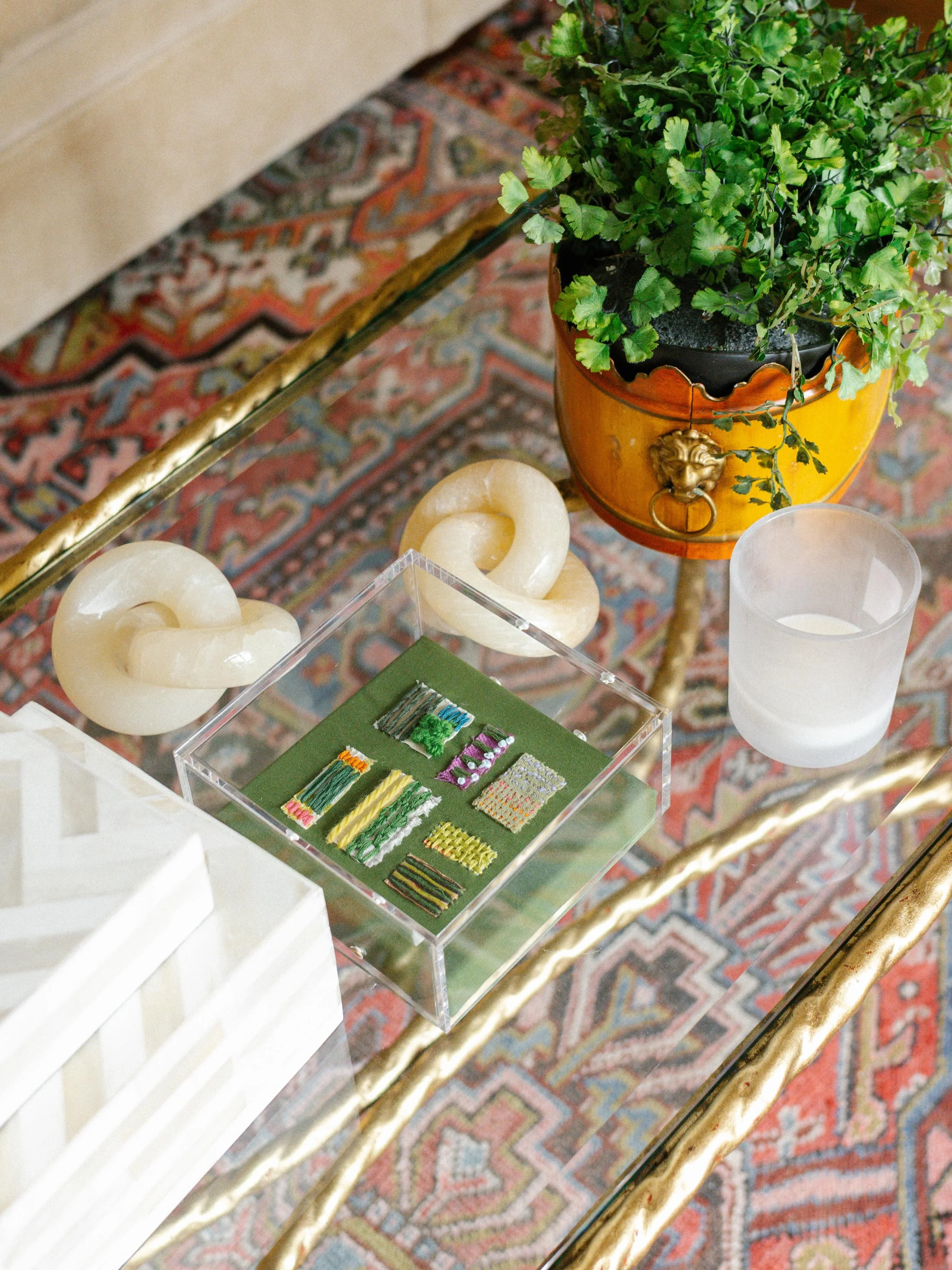 Adding art is always a good idea! Why not on the coffee table? This 6x6 pocket garden makes a perfect addition here. I am bringing several of these to @artclecticnashville next week!