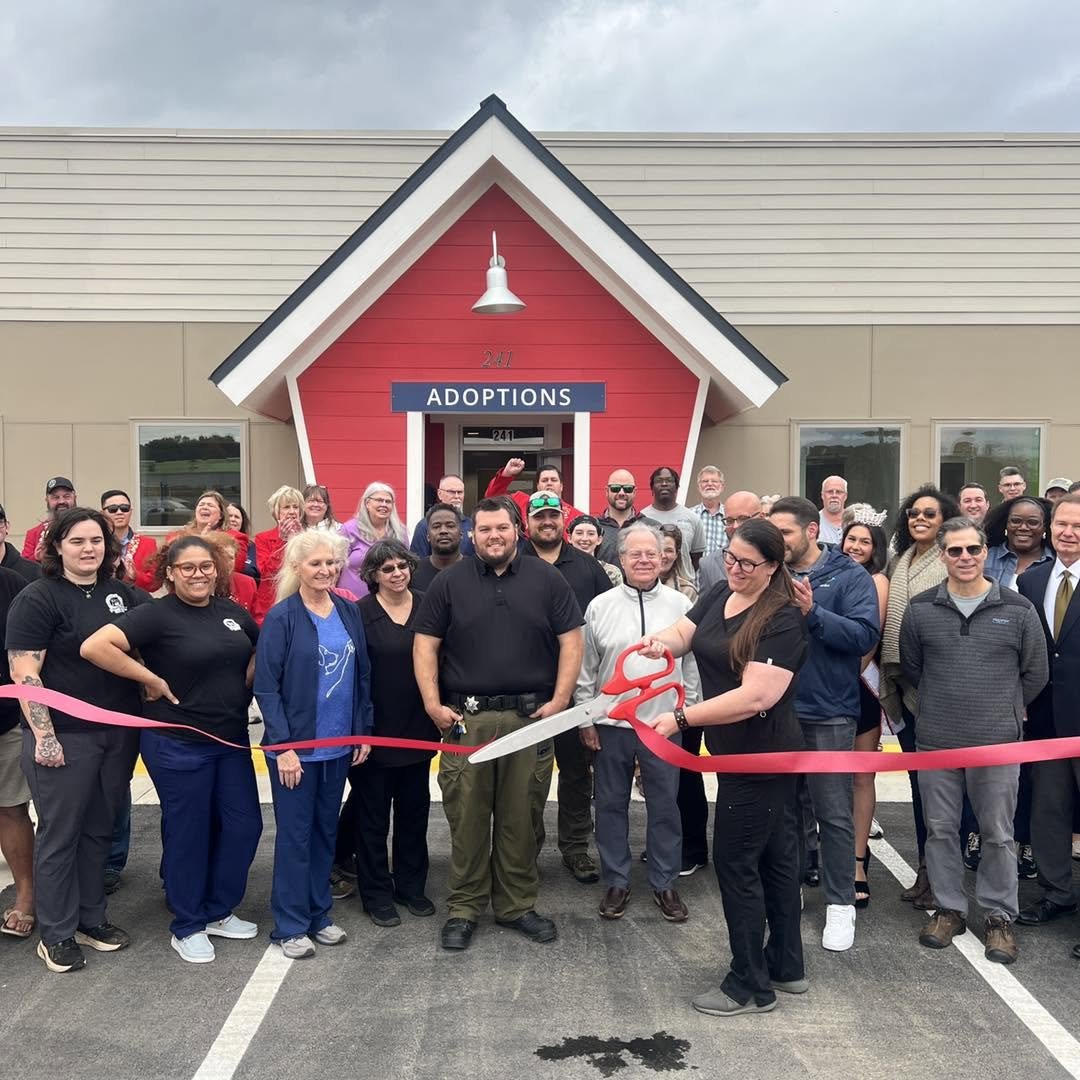 ribbon-cutting ceremony for a new Jackson Animal Care center