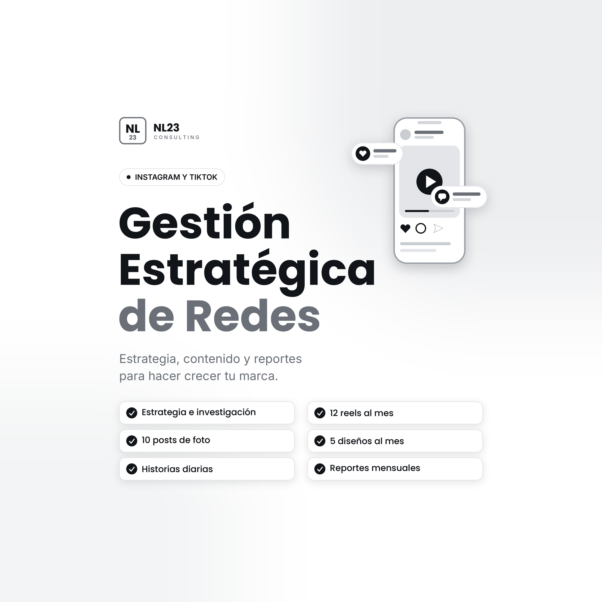 Gestión Estratégica de Redes: Instagram y TikTok